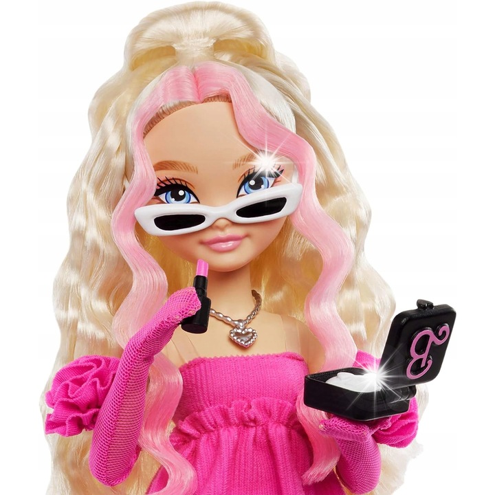 Set 2 papusi Barbie Dream Besties Malibu si Teresa, accesorii, 44x33x7cm