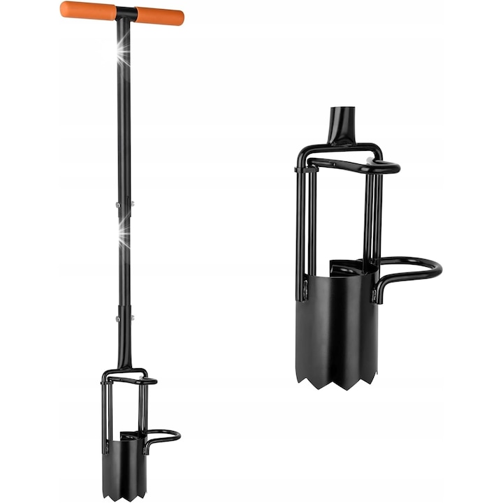 5 az 1-ben hagymásnövény ültető szerszám, állítható hosszúság 93-102 cm, szénacél