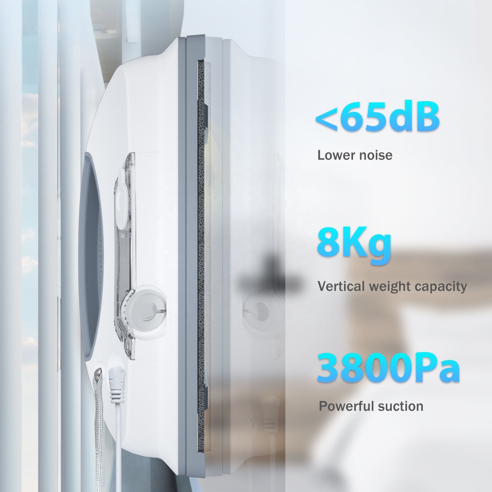 Robot inteligent de curatare a geamurilor Fmart W6