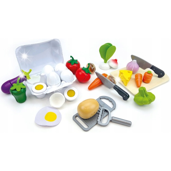 Set de taiere legume, Beleduc, 1,39 kg, 20x14,5cm, multicolor