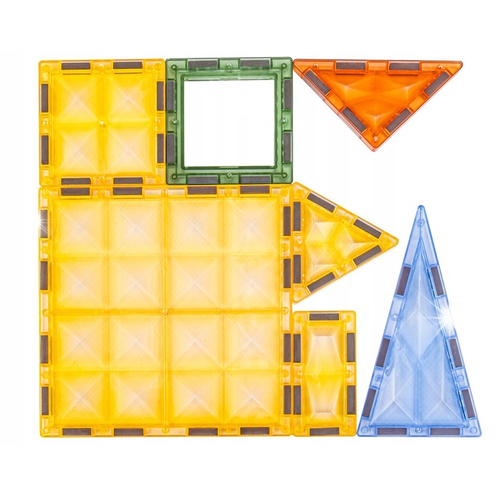 Set de constructie Bemi Toys, 116 piese, dinozauri, educational