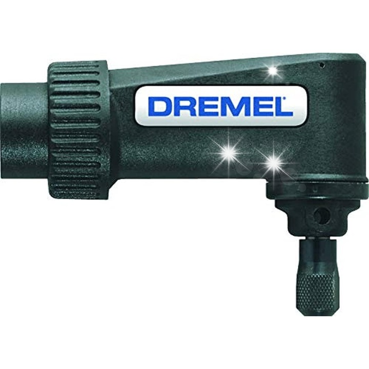 Ъглова приставка Dremel за прецизна работа, 12 посоки, съвместима с различни инструменти