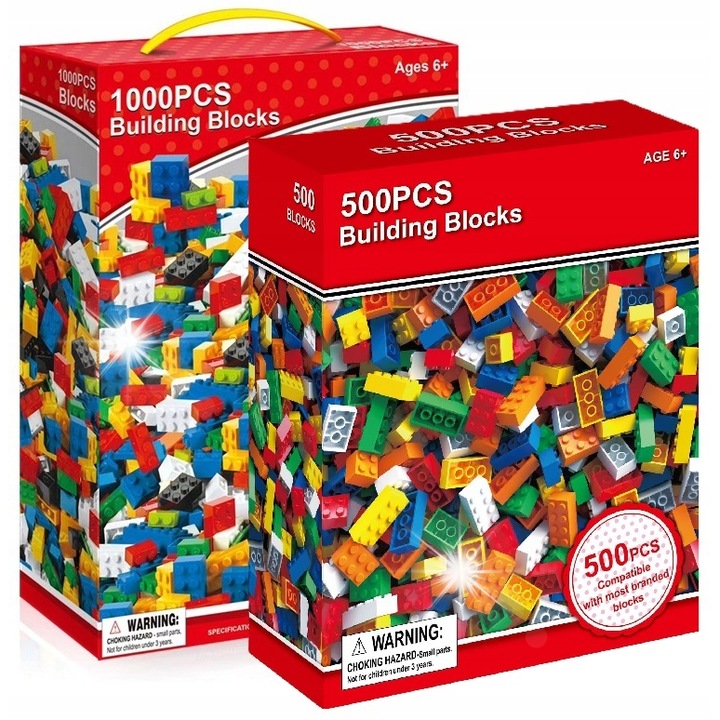 Set de constructie AiM, 1500 elemente, multicolor, pentru dezvoltarea creativitatii, 6 ani+