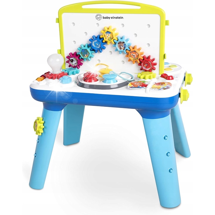 Masuta educationala Baby Einstein, 65 melodii, tablica dubla, 60x44.5x70cm