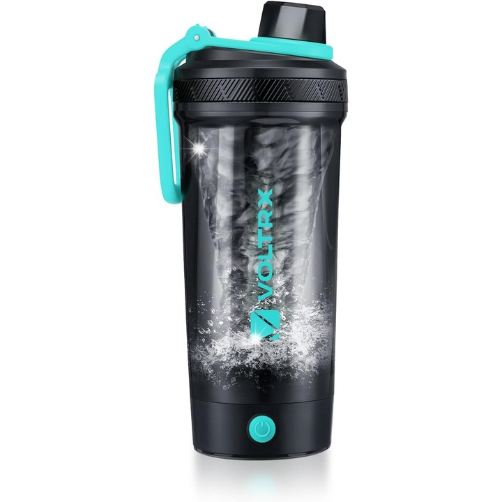 Elektromos koktélmixer, 600ml, kék, szett