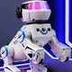 Játékrobot, Bedee, programozható, Bluetooth, fehér