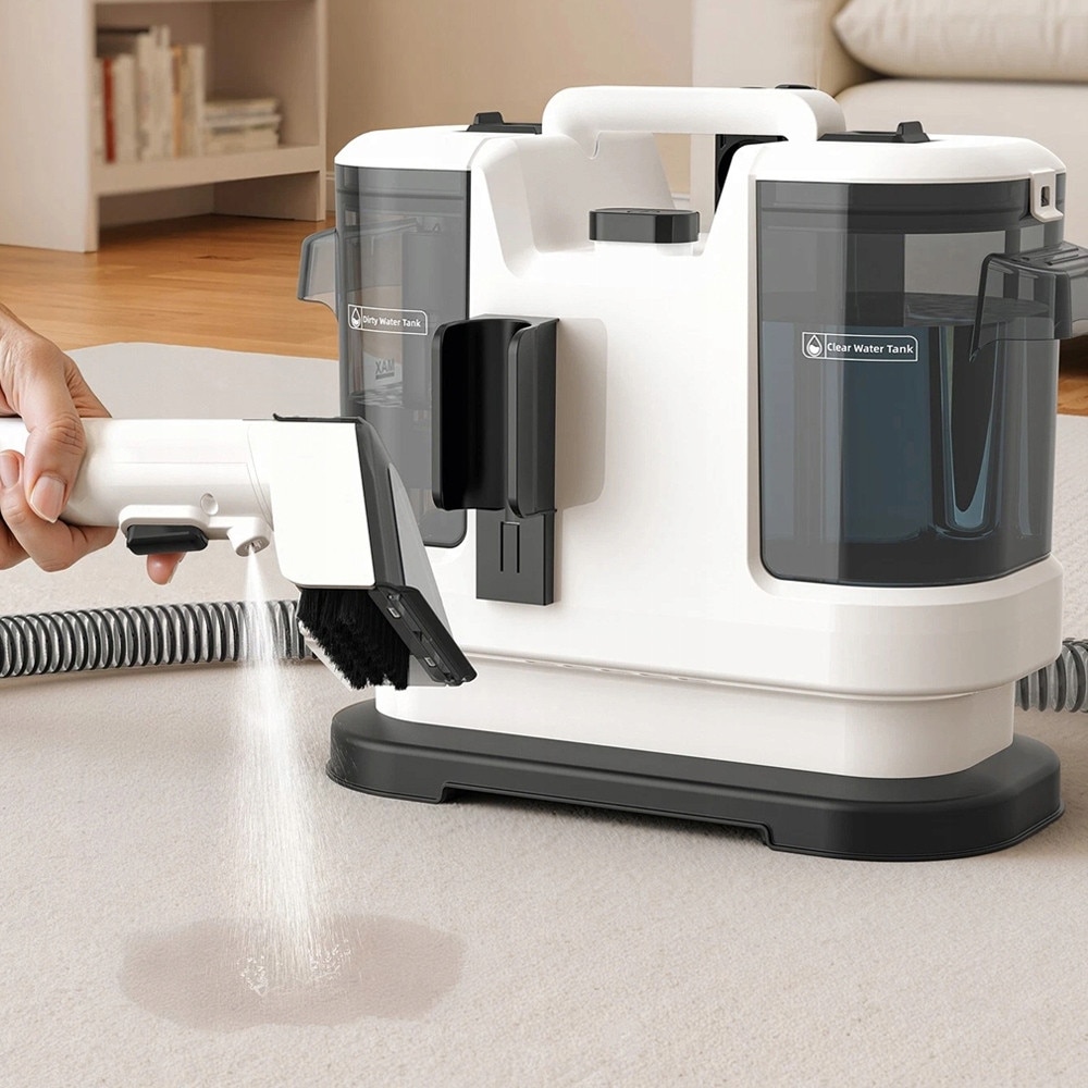 Aspirator, Bedee, cu 2 recipiente pentru apa, 150cm, pentru covoare