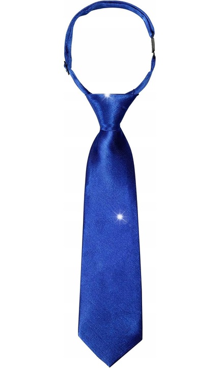 Cravata unisex, albastra, 27x36cm, set pentru copii, material poliester, usor de utilizat