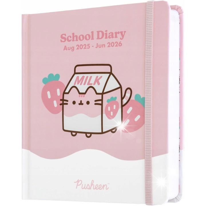 Agenda A5 Pusheen, multicolor, 352 pagini, 14x16cm, 2025-2026