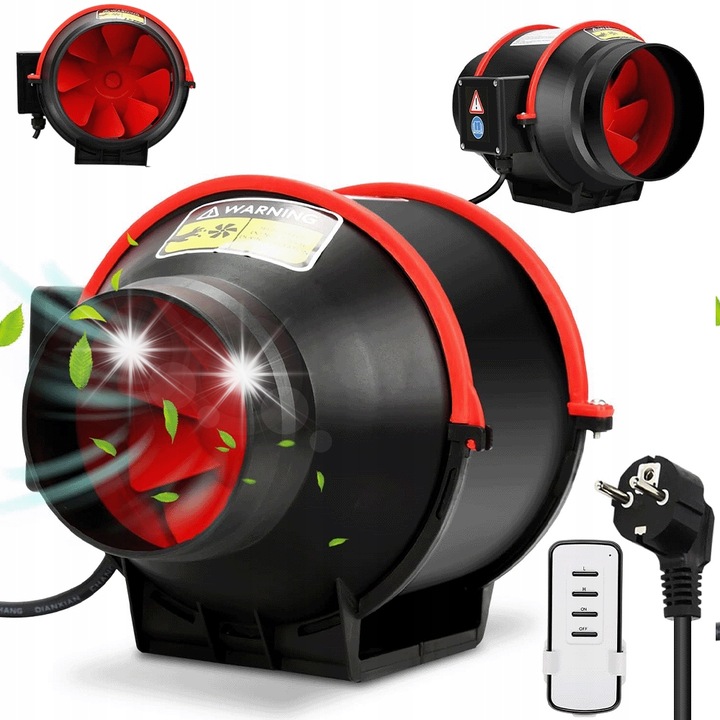 Ventilator de extractie Bedee 310 M/H cu controler pentru baie sau pivnita