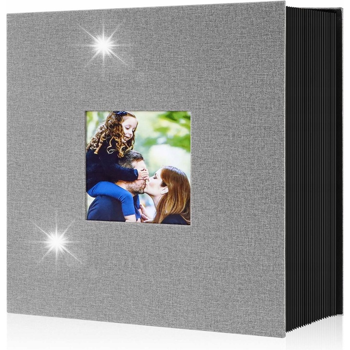 Album foto 1000 poze 10x15cm gri XL