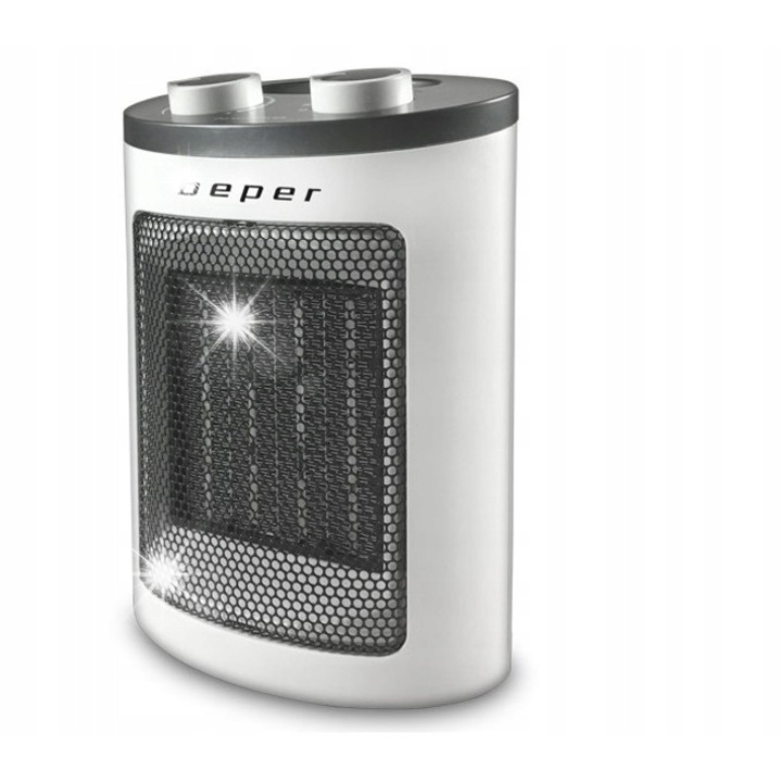 Beper RI.080 elektromos fűtőtest, 1500W, fehér/fekete, 22.3x16.6x12.8cm