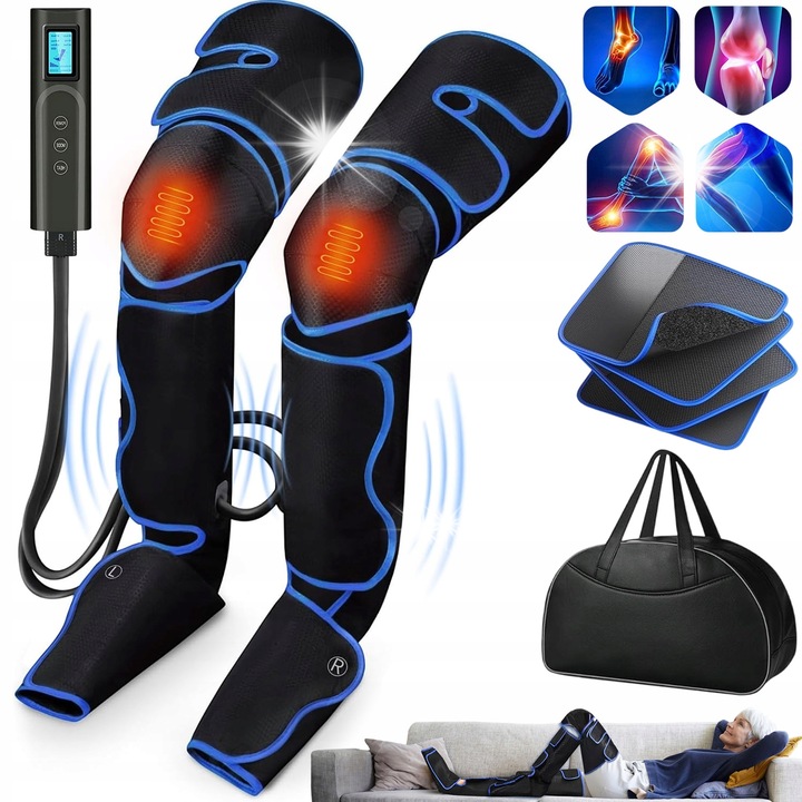 Масажен апарат, лимфен дренаж, пресотерапия, за подути крака