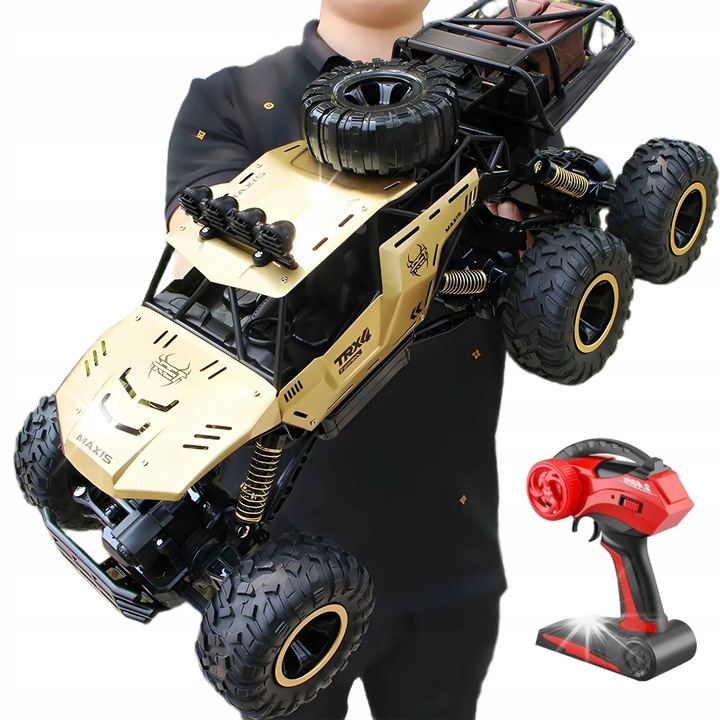 Masinuta de teren, ACR, 4x4, metal, LED, 46cm