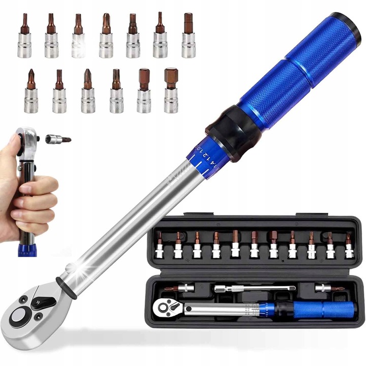 Cheie dinamometrica 1/4 2-24Nm CrMO & CrV pentru biciclete si motociclete