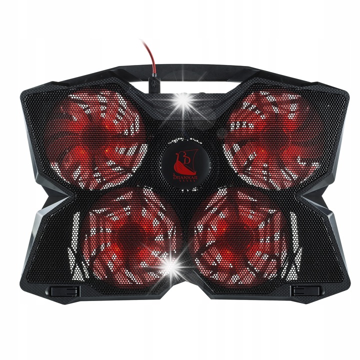 Support racire laptop 13'-17.3', 4 ventilatoare, inaltime ajustabila, portabil