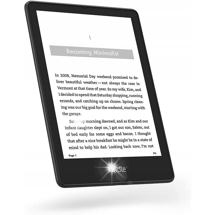 Cititor eBook Amazon Kindle Paperwhite Signature Edition, 32 GB, ecran 7", rezistent la apa, fara reclame
