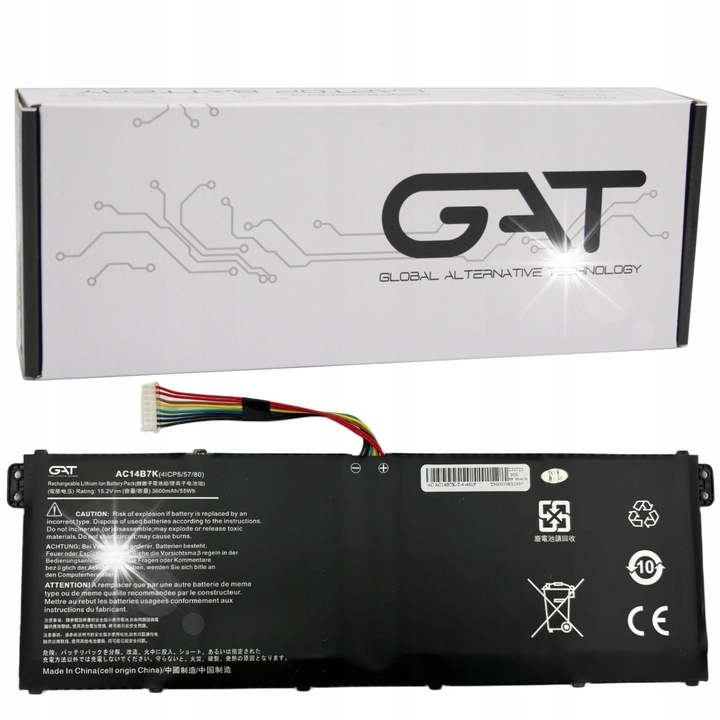 Baterie laptop pentru Acer Aspire 5 A515 3600mAh 15,2V, GAT