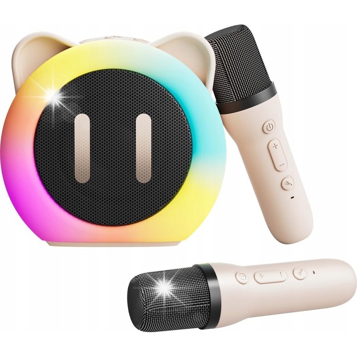 Gyermek karaoke szett, játék hangszerek, ideális partikra, többszínű.