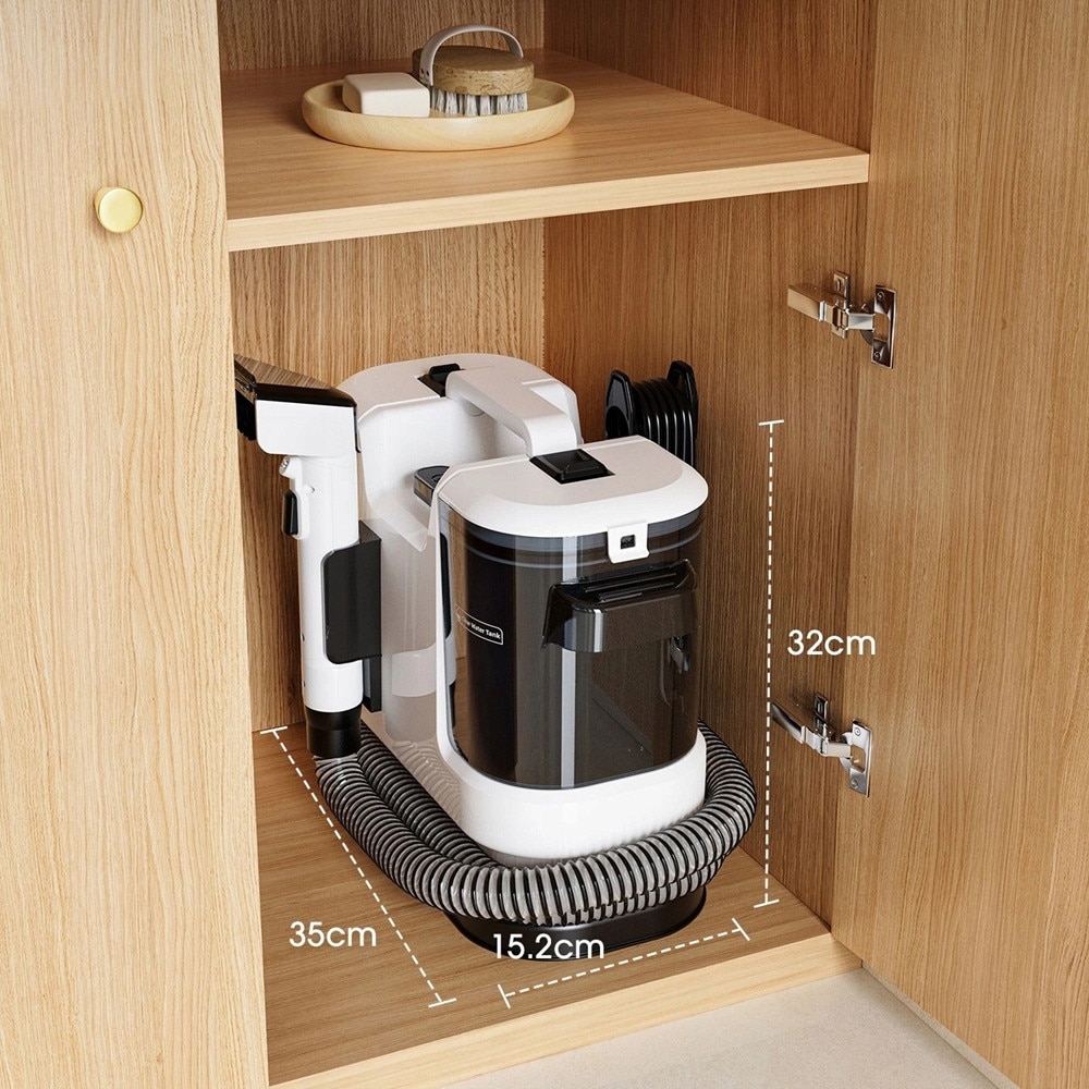 Aspirator, Bedee, cu 2 recipiente pentru apa, 150cm, pentru covoare