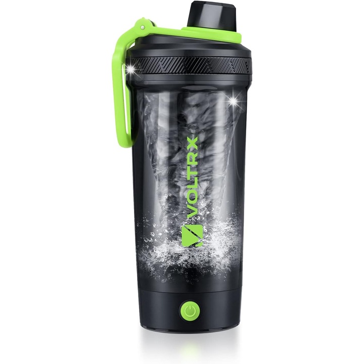 Електрически миксер за коктейли, 600 мл, зелен/черен