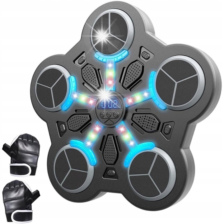 Sac sportiv de lupta cu Bluetooth, 3 viteze, negru