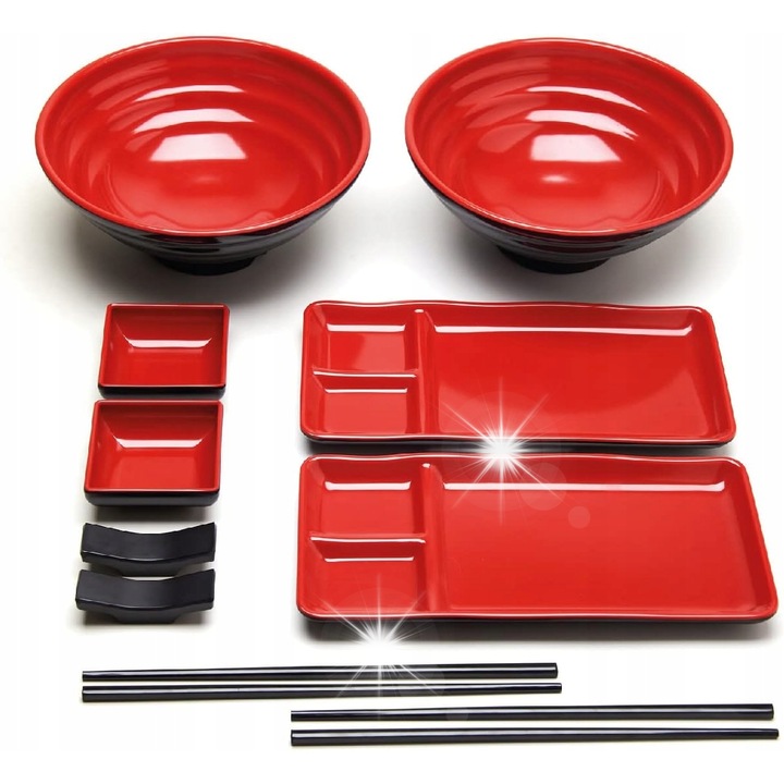 Sushi tálaló szett, 16 darabos