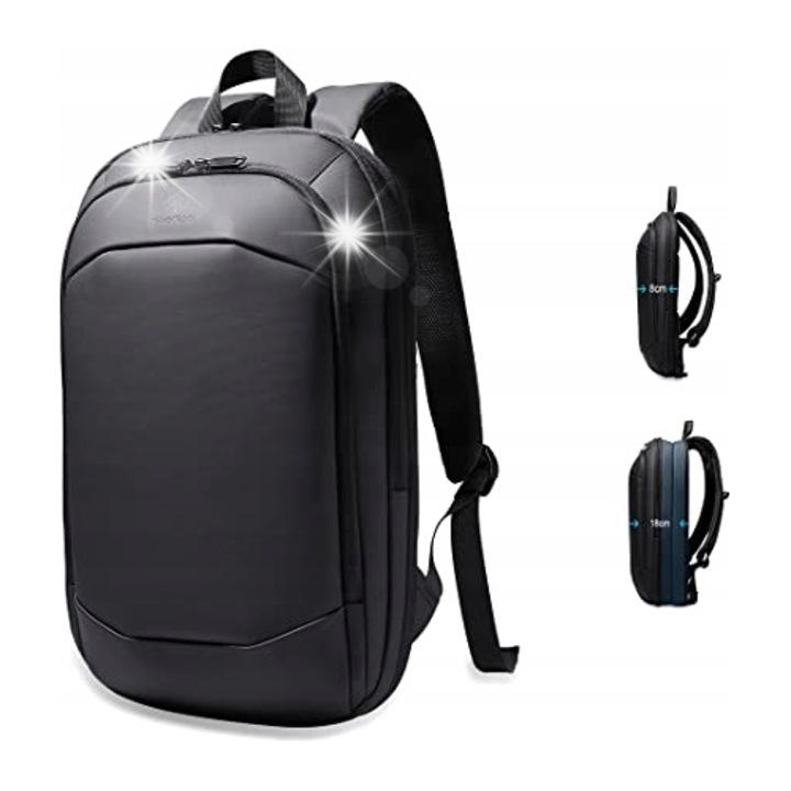 Rucsac unisex Heroic Knight, extensibil, waterproof, 30x18x46cm, negru