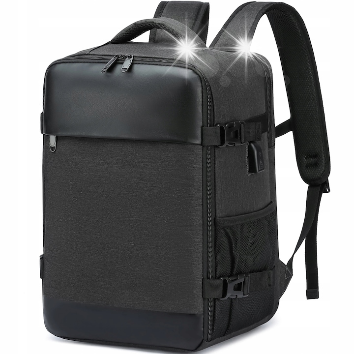 Rucsac calatorie cabina 40x20x25, cu port USB