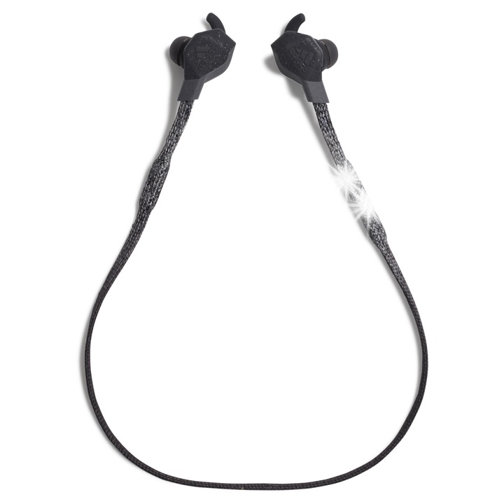 Casti wireless Adidas FWD-01, in-ear, gri, 16h autonomie, cu microfon, set complet