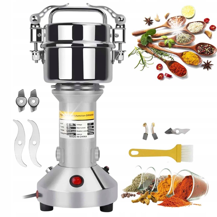 Macinator electric, 850W, 150g, 28000 rpm, inox, argintiu
