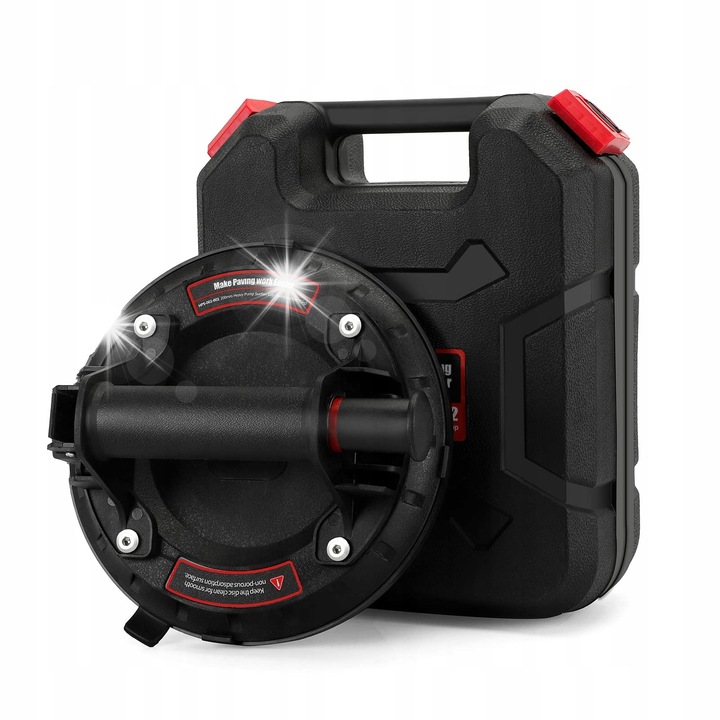 Set 8 ventuze de prindere, 200mm, 260kg, pentru sticla si placi, cu maner din cupru