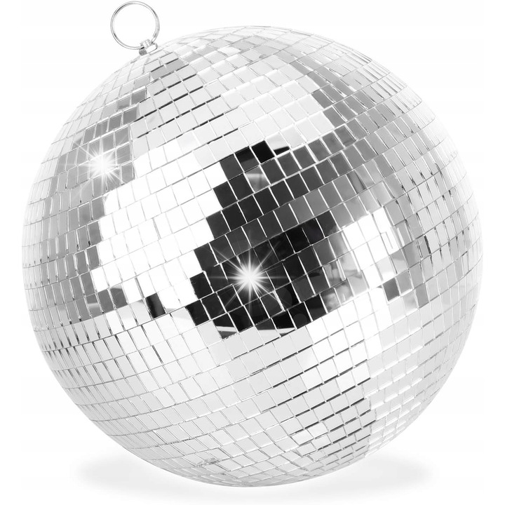 Kula disco 18cm, decorativa pentru petreceri, multicolor, usor de montat, utilizare interioara si exterioara