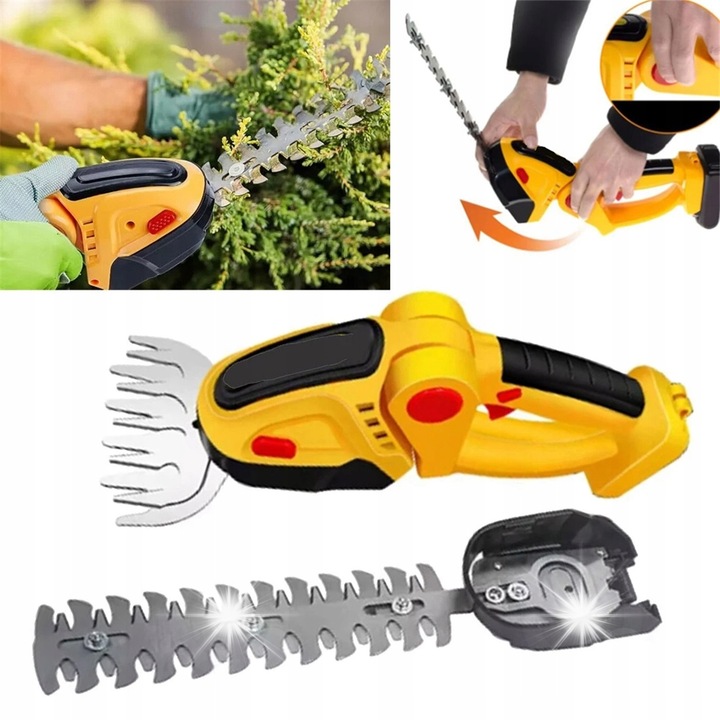 Trimmer electric, 1500mAh, ergonomic, 750g, galben