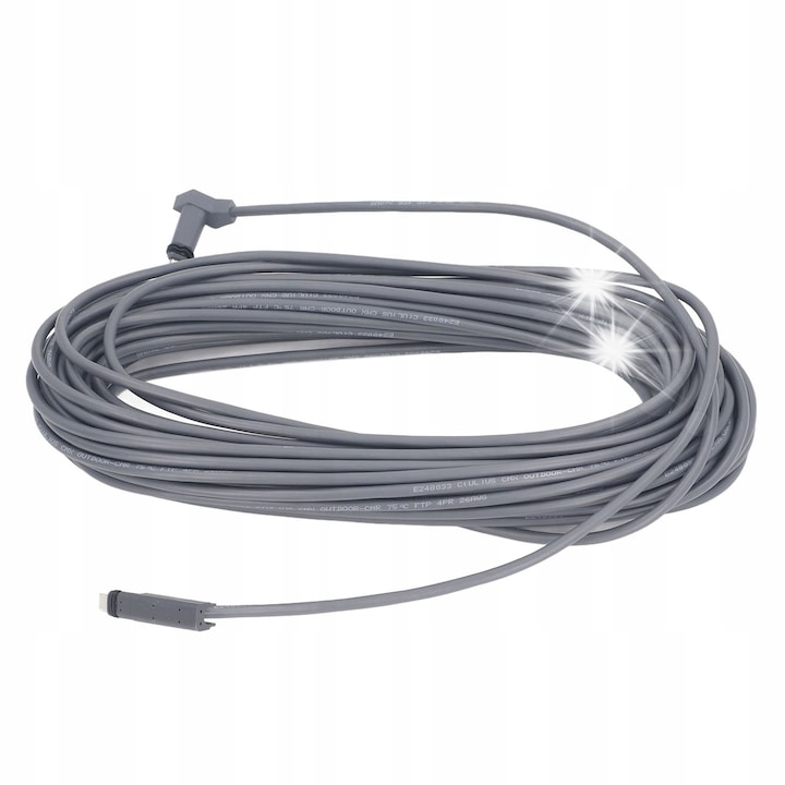 Правоъгълен сателитен кабел, за Starlink V2, 9м