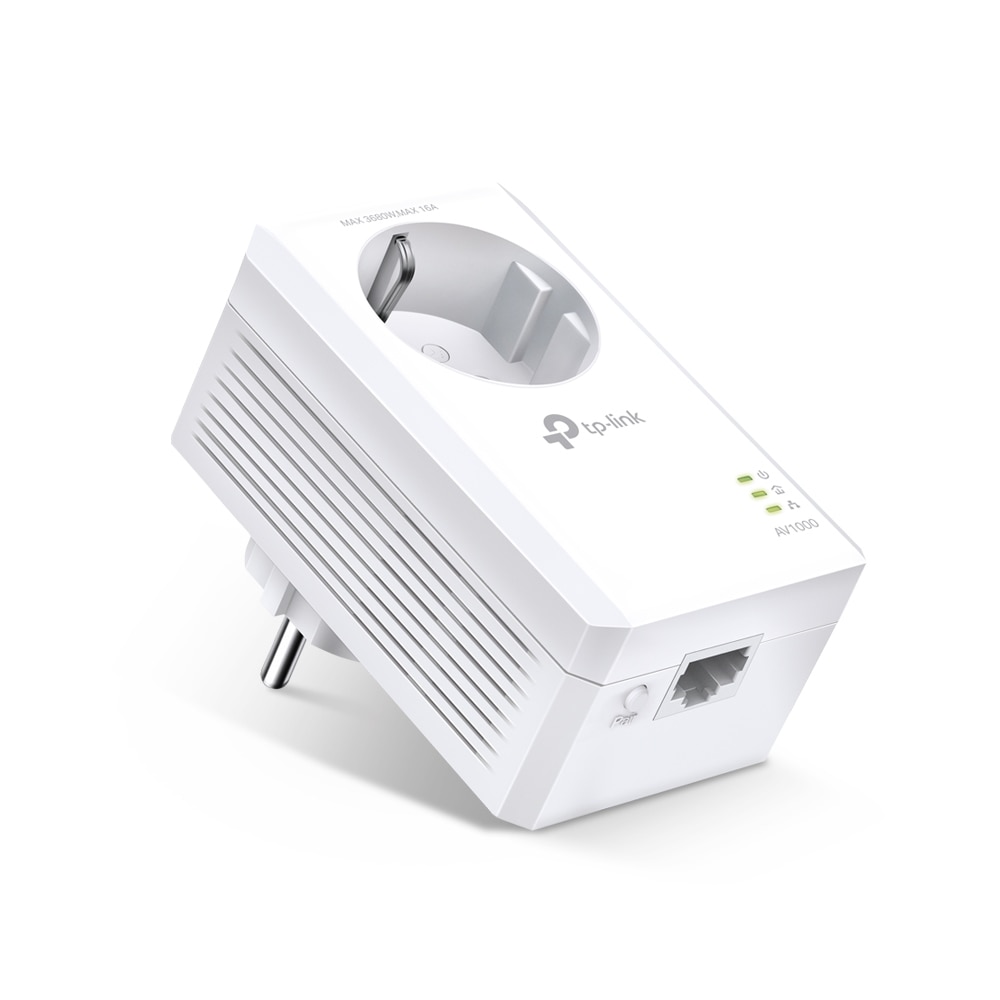Adaptor Powerline TP-Link TL-PA7017PKIT, 1000Mb/s, alb, set - eMAG.ro
