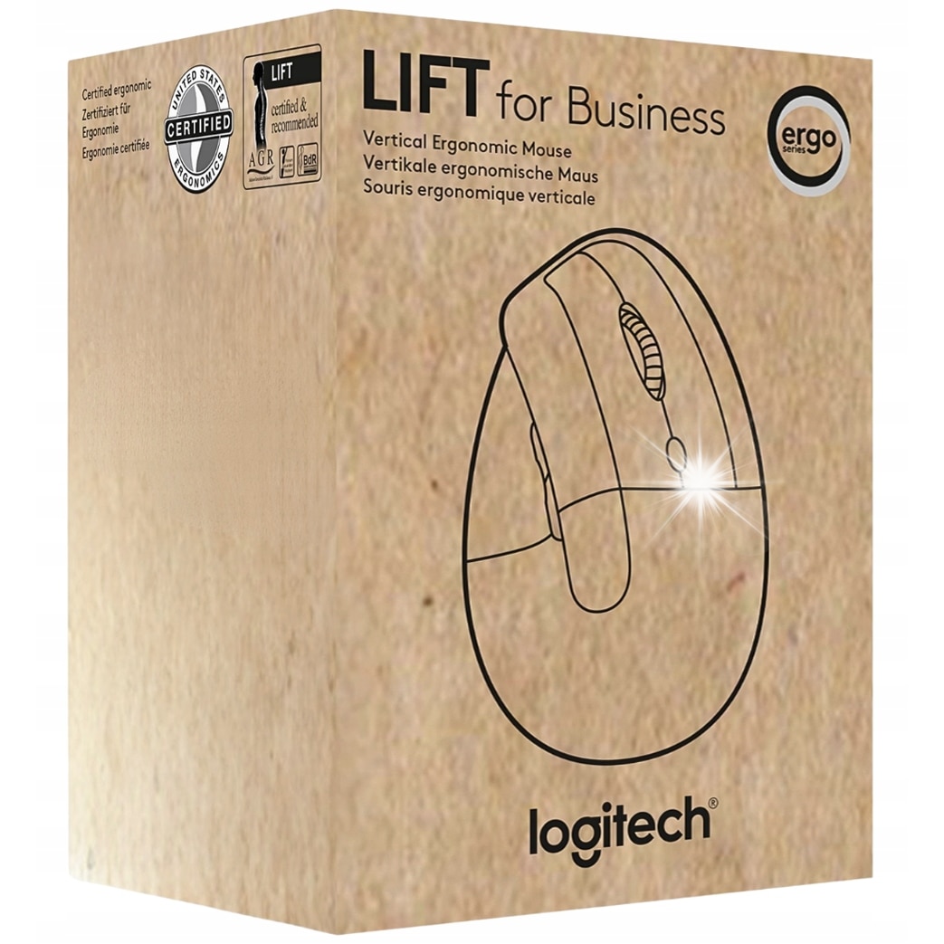 Mouse Wireless, Logitech, Vertical, 4000dpi, 6 butoane, negru - eMAG.ro