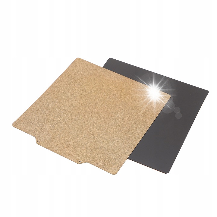 PEI mágneses lemez 200x200mm 3D nyomtatáshoz, acél platformmal és mágneses gumi lappal készlet