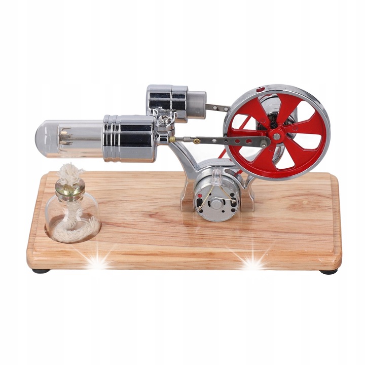 Model motor Stirling, educational, 160x85x95mm