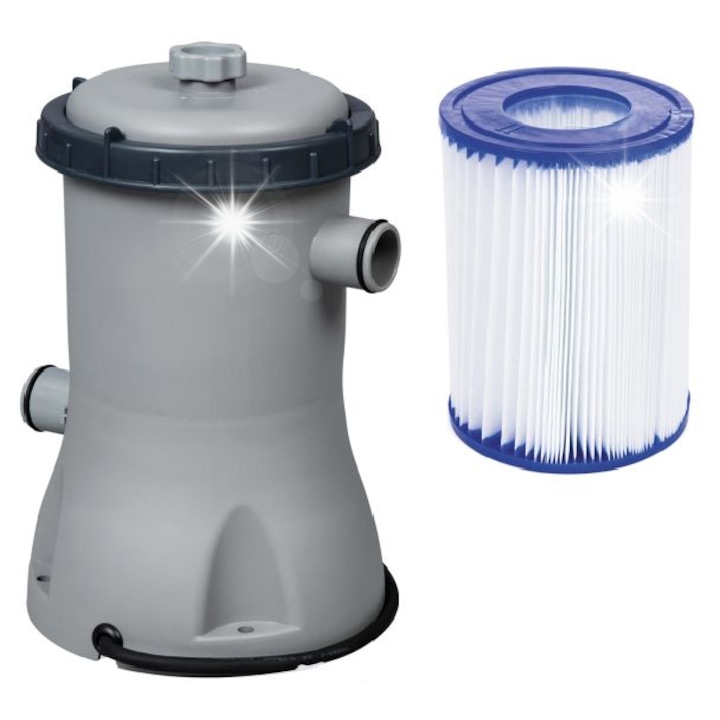 Pompa filtranta Bestway 58381 1249 l/h, 2006 l/h, 32 mm, set cu filtru tip 1