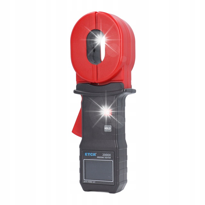 Tester digital rezistenta la pamant ETCR2000X, 500 grupuri memorie, 0,01-500Ω, 0-20A, LCD