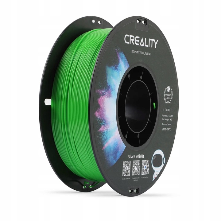 Filament TPU Creality 1,75mm zöld 1kg