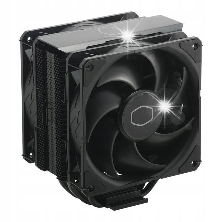 Racire CPU Cooler Master Hyper 212 Black X Duo, 2 ventilatoare 120mm, 125x103x152mm, negru
