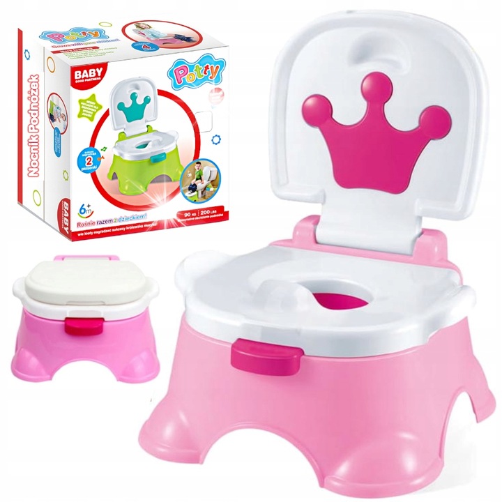 Olita interactiva 5in1 cu suport si capac, Potty, 2 melodii in limba poloneza, usor de curatat
