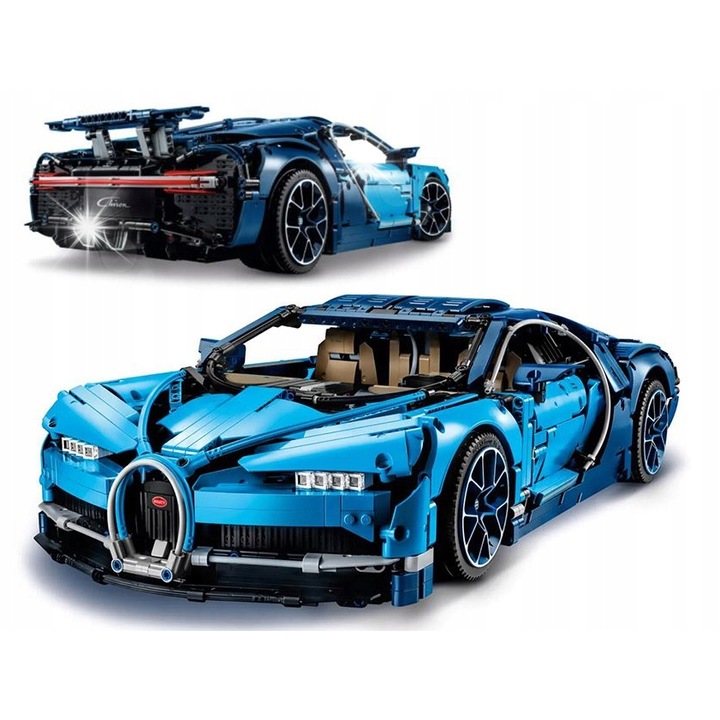 Комплект за изграждане BIZ-TECHNIC, 3599 части, спортна кола, 56x25x15см, бял