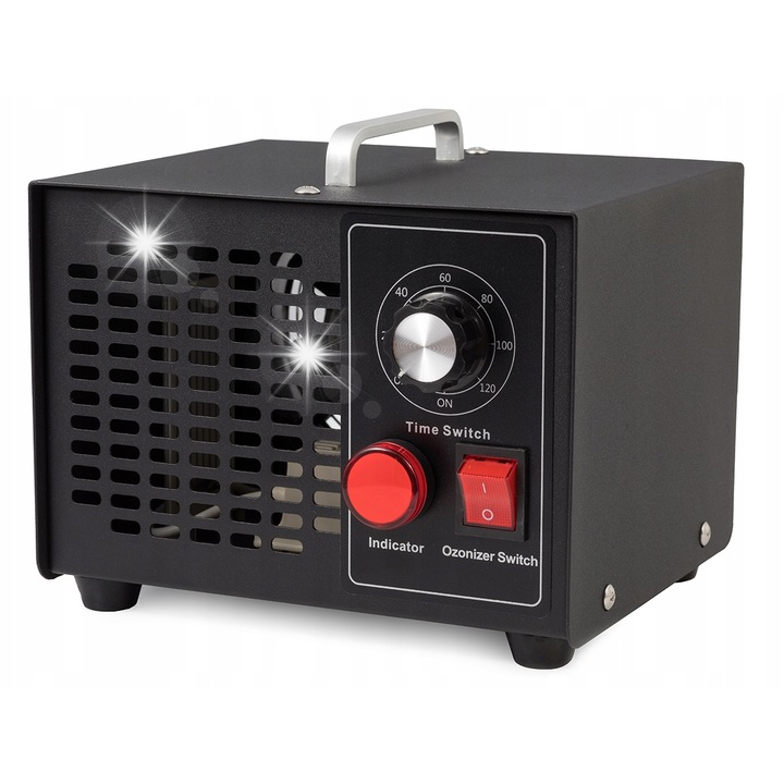 Generator ozon 7g/h, timer, negru, 20,5x17,5x15cm
