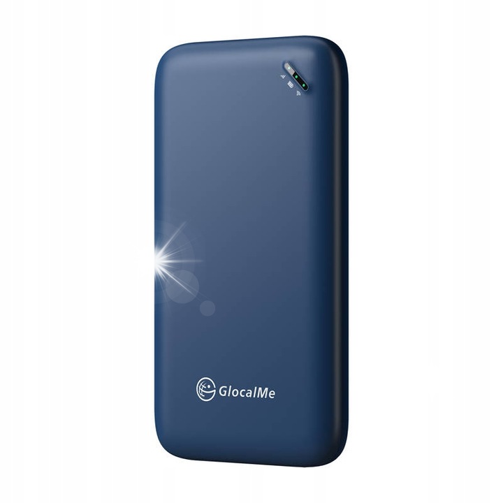 Router Wi-Fi 4G/LTE GlocalMe UPP, 3000mAh, kék, 120x64,6x12mm, teljes készlet