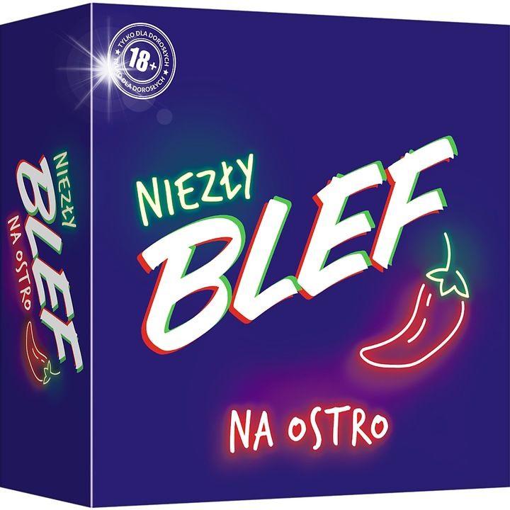 Társasjáték Niezly Blef na ostro, 256 kártya, 24 szavazókártya, többszínű