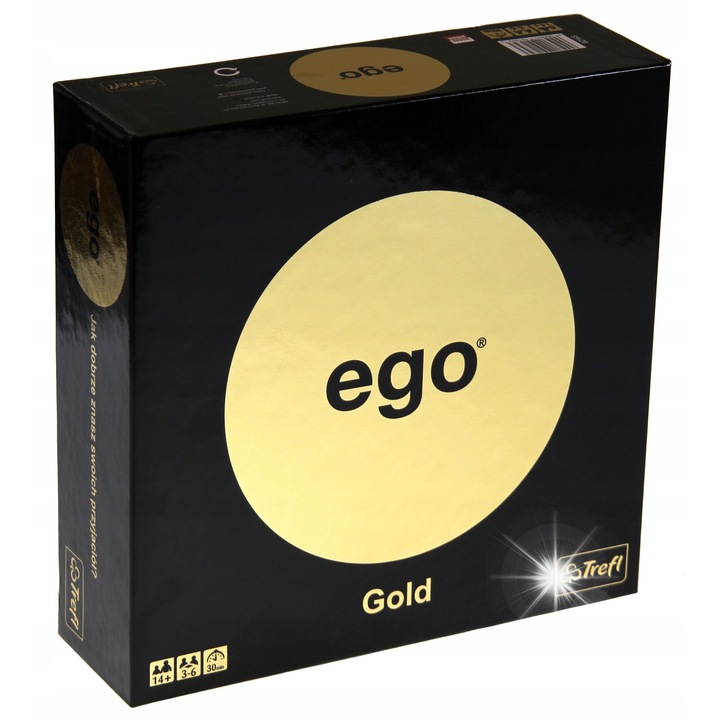 EGO Gold társasjáték, 220 kártya, 24 nagy zseton, 120 kis zseton, teljes készlet