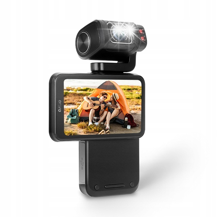 Camera video digitala ORDRO M3, 5K, 3,5 inch, WiFi, 120° unghi, set complet